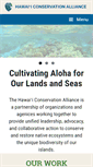 Mobile Screenshot of hawaiiconservation.org